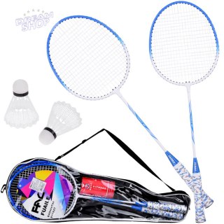 Kompletny zestaw do gry w Badminton Paletki + 2 x lotki etui SP0819