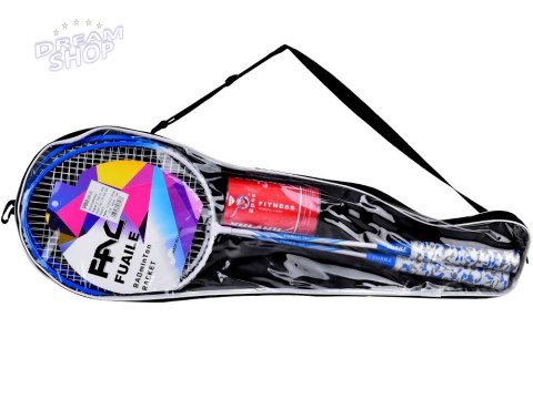 Kompletny zestaw do gry w Badminton Paletki + 2 x lotki etui SP0819 Kompletny zestaw do gry w Badminton Paletki + 2 x lotki etui SP0819
