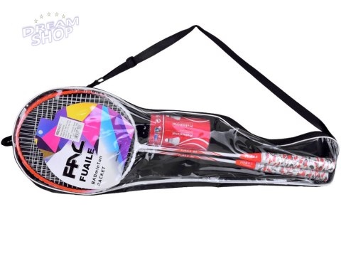 Kompletny zestaw do gry w Badminton Paletki + 2 x lotki etui SP0819 Kompletny zestaw do gry w Badminton Paletki + 2 x lotki etui SP0819