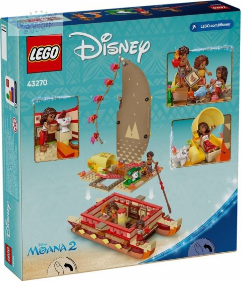 LEGO 43270 DISNEY PRINCESS Kajakowa przygoda Vaiany LEGO 43270 DISNEY PRINCESS Kajakowa przygoda Vaiany