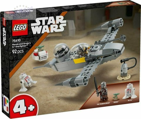 LEGO 75410 STAR WARS Myśliwiec N-1 Mando i Grogu LEGO 75410 STAR WARS Myśliwiec N-1 Mando i Grogu