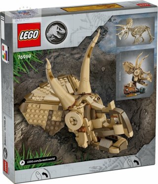 LEGO 76969 JURASSIC WORLD Szkielety dinozaurów: czaszka triceratopsa