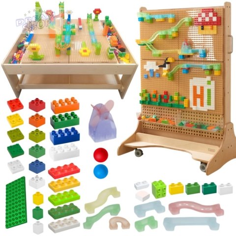MASTERKIDZ Zestaw Klocków Konstrukcyjnych Tor Kulkowy STEM 359 el. MASTERKIDZ Zestaw Klocków Konstrukcyjnych Tor Kulkowy STEM 359 el.