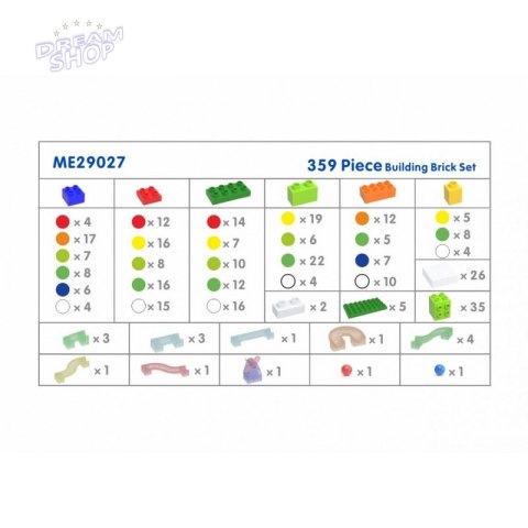 MASTERKIDZ Zestaw Klocków Konstrukcyjnych Tor Kulkowy STEM 359 el. MASTERKIDZ Zestaw Klocków Konstrukcyjnych Tor Kulkowy STEM 359 el.