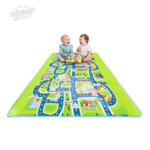 Mata edukacyjna piankowa składana ulica 200 x 160 cm Mata edukacyjna piankowa składana ulica 200 x 160 cm