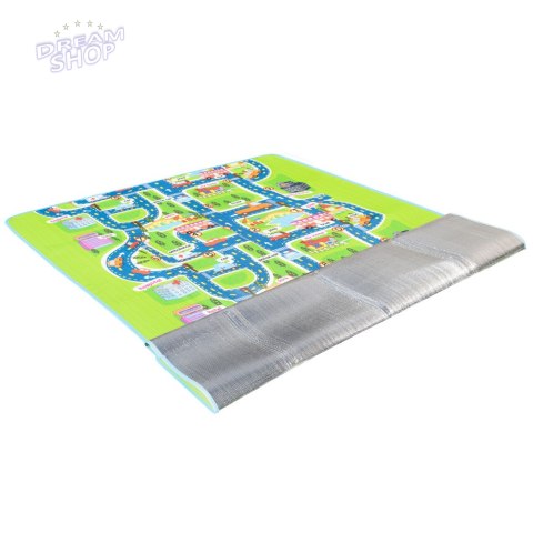 Mata edukacyjna piankowa składana ulica 200 x 160 cm Mata edukacyjna piankowa składana ulica 200 x 160 cm
