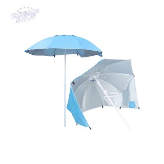PARASOL PARAWAN PLAŻOWY 2W1 190CM