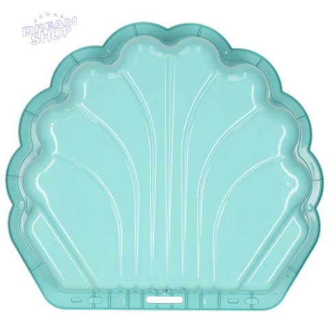 Piaskownica zamykana basen Muszelka Twins podwójna 2w1 160x87,5x19,5cm miętowa Piaskownica zamykana basen Muszelka Twins podwójna 2w1 160x87,5x19,5cm miętowa