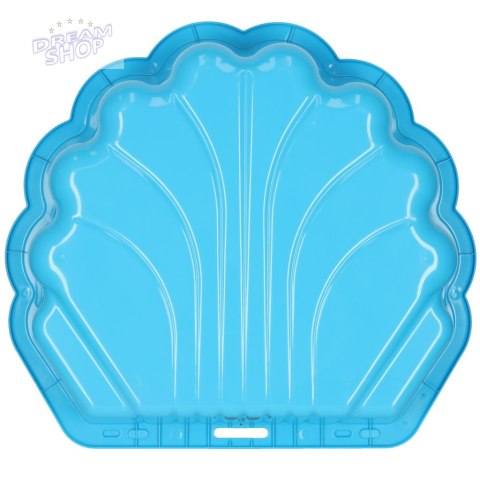 Piaskownica zamykana basen Muszelka Twins podwójna 2w1 160x87,5x19,5cm niebieska Piaskownica zamykana basen Muszelka Twins podwójna 2w1 160x87,5x19,5cm niebieska