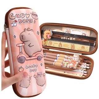 Piórnik Przybornik Szkolny Kapibara Na Hulajnodze 23cm