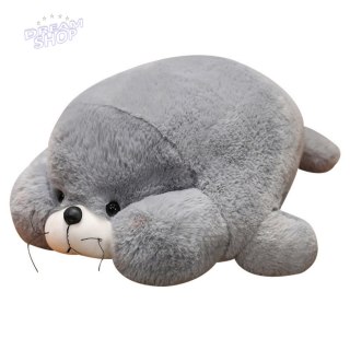 Pluszowa Maskotka Przytulanka Duża Foka Szara 29cm