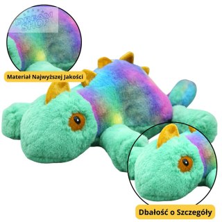 Pluszowa Maskotka Przytulanka Kameleon Kolorowy 45cm