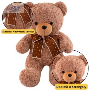 Pluszowa Maskotka Przytulanka Miś Z Kokardą W Groszki 45cm