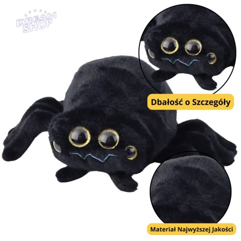 Pluszowa Maskotka Przytulanka Owad Pająk Czarny 30cm