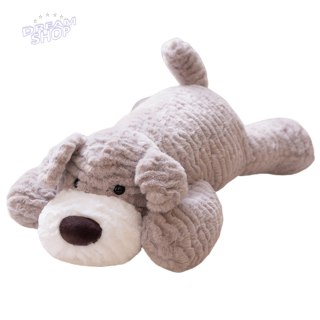 Pluszowa Maskotka Przytulanka Piesek Jasnoszary 30cm