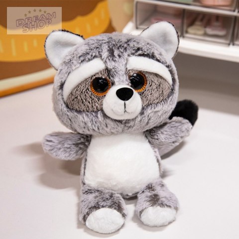 Pluszowa Maskotka Przytulanka Szop Duże Oczy 22cm