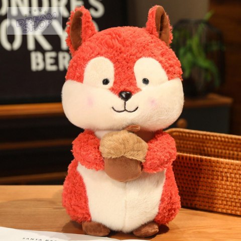 Pluszowa Maskotka Przytulanka Wiewiórka z Orzeszkiem 25cm