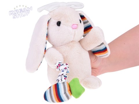 Pluszowy króliczek pozytywka przytulanka maskotka kołysanka ZA5585 Pluszowy króliczek pozytywka przytulanka maskotka kołysanka ZA5585