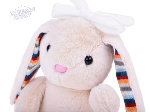 Pluszowy króliczek pozytywka przytulanka maskotka kołysanka ZA5585 Pluszowy króliczek pozytywka przytulanka maskotka kołysanka ZA5585