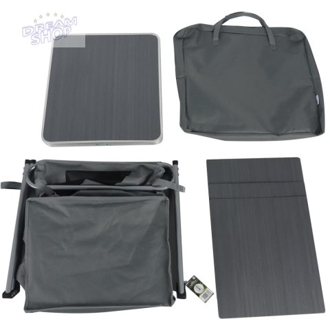 SZAFA TURYSTYCZNA SKŁADANA Z 3 PÓŁKAMI 60x51x98CM ENERO CAMP SZAFA TURYSTYCZNA SKŁADANA Z 3 PÓŁKAMI 60x51x98CM ENERO CAMP