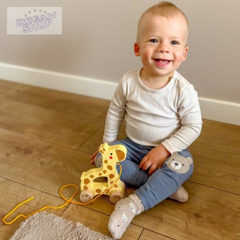 TOOKY TOY Żyrafka do Ciągnięcia Drewniany TOOKY TOY Żyrafka do Ciągnięcia Drewniany