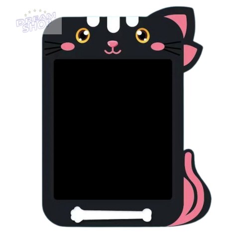 Znikopis Tablica Do Rysowania Pisania LCD Rysik Kot Czarny