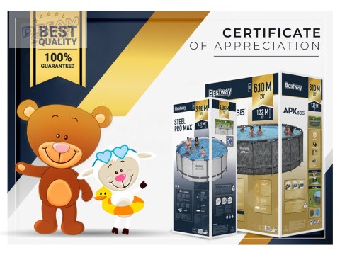 Bestway basen stelażowy 427x122cm 10w1 5612X Bestway basen stelażowy 427x122cm 10w1 5612X