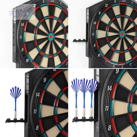 DART ELEKTRONICZNY Z ZASILACZEM I 4 LICZNIKAMI 49CM ENERO PRO DART ELEKTRONICZNY Z ZASILACZEM I 4 LICZNIKAMI 49CM ENERO PRO