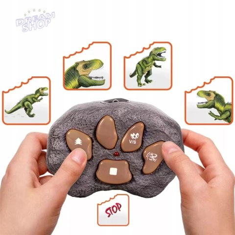 Dinozaur Tyrannosaurus Rex zdalnie sterowany pilot dźwięki świtała 5181 Dinozaur Tyrannosaurus Rex zdalnie sterowany pilot dźwięki świtała 5181