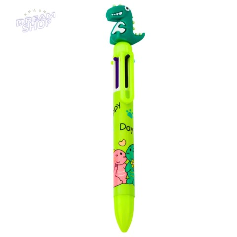 Długopis Figurka Dinozaura Wielokolorowy 0.7mm Długopis Figurka Dinozaura Wielokolorowy 0.7mm