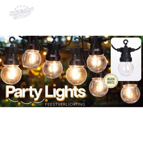 GIRLANDA OGRODOWA PARTY LIGHT 10LED 7,5M GIRLANDA OGRODOWA PARTY LIGHT 10LED 7,5M