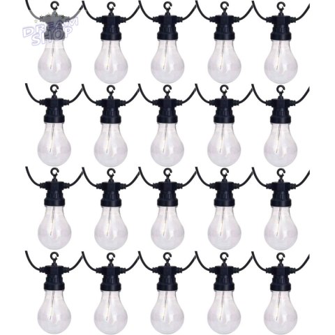 GIRLANDA OGRODOWA PARTY LIGHT 20LED A60 TIMER MOŻLIWOŚĆ ŁĄCZENIA GIRLANDA OGRODOWA PARTY LIGHT 20LED A60 TIMER MOŻLIWOŚĆ ŁĄCZENIA