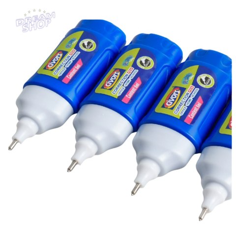 Korektor W Pisaku Szybkoschnący Szkolny Biurowy 6ml Korektor W Pisaku Szybkoschnący Szkolny Biurowy 6ml