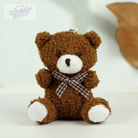 Miś Pluszowy Brelok Zawieszka Ozdoba Brązowy 8cm Miś Pluszowy Brelok Zawieszka Ozdoba Brązowy 8cm