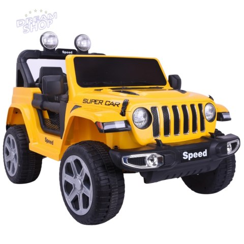 Pojazd Na Akumulator FT-938 Żółty Lakierowany 4x4 Pojazd Na Akumulator FT-938 Żółty Lakierowany 4x4