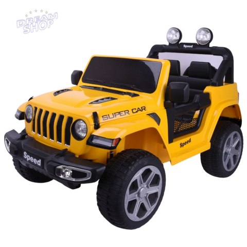 Pojazd Na Akumulator FT-938 Żółty Lakierowany 4x4 Pojazd Na Akumulator FT-938 Żółty Lakierowany 4x4