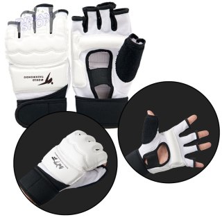 Rękawiczki Sportowe Do Takewondo Etui Białe Rozmiar XS