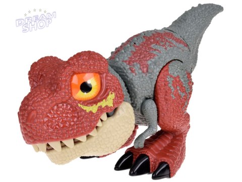Ruchomy DINOZAUR Tyranozaur Rex Dźwięk + światło CZERWONY ZA5589 Ruchomy DINOZAUR Tyranozaur Rex Dźwięk + światło CZERWONY ZA5589
