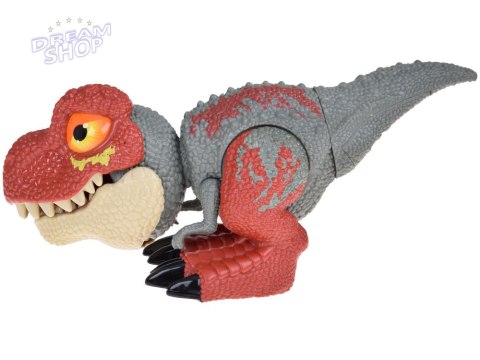 Ruchomy DINOZAUR Tyranozaur Rex Dźwięk + światło CZERWONY ZA5589 Ruchomy DINOZAUR Tyranozaur Rex Dźwięk + światło CZERWONY ZA5589