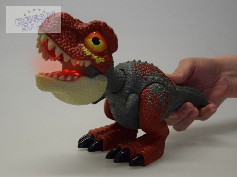 Ruchomy DINOZAUR Tyranozaur Rex Dźwięk + światło CZERWONY ZA5589 Ruchomy DINOZAUR Tyranozaur Rex Dźwięk + światło CZERWONY ZA5589