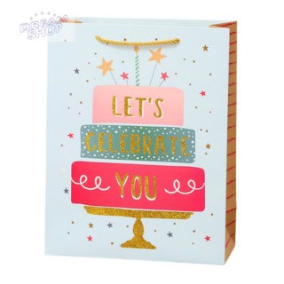 Torba Prezentowa Urodzinowa Happy Birthday 23 x 18 x 10cm