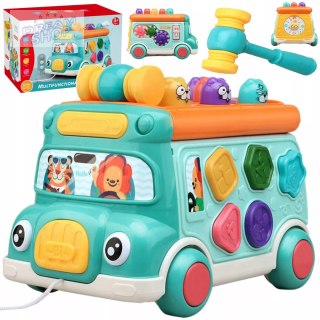 Wielofunkcyjny autobus edukacyjny dla dzieci dźwięki światła LM705