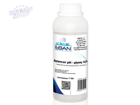 Balancer PH - minus 14,9% płyn do obniżenia pH wody w basenie 1L BA0572 Balancer PH - minus 14,9% płyn do obniżenia pH wody w basenie 1L BA0572