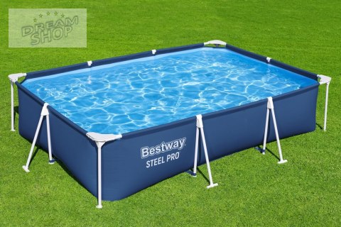 Basen Ogrodowy Stelażowy 300 cm x 201 cm x 66 cm Bestway 56404 Basen Ogrodowy Stelażowy 300 cm x 201 cm x 66 cm Bestway 56404