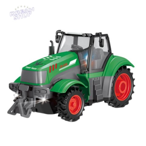 Ciągnik Traktor Rolniczy Zdalnie Sterowany RC Zielony 1:24 Ciągnik Traktor Rolniczy Zdalnie Sterowany RC Zielony 1:24