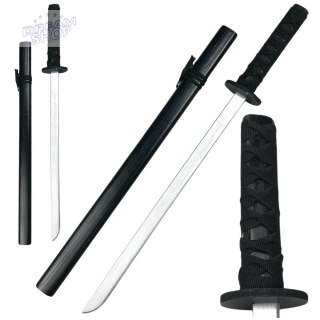 Drewniana Katana Miecz Do Zabawy Treningu Rekwizyt Czarny 70cm