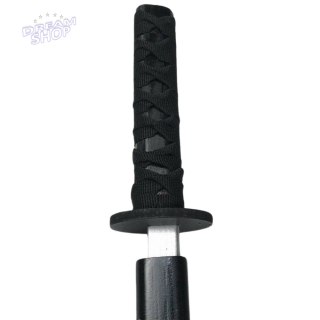 Drewniana Katana Miecz Do Zabawy Treningu Rekwizyt Czarny 70cm