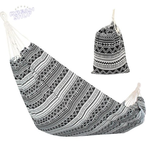 HAMAK OGRODOWY 1 OSOBOWY 200x100CM ETNO Z POKROWCEM 1063980 HAMAK OGRODOWY 1 OSOBOWY 200x100CM ETNO Z POKROWCEM 1063980