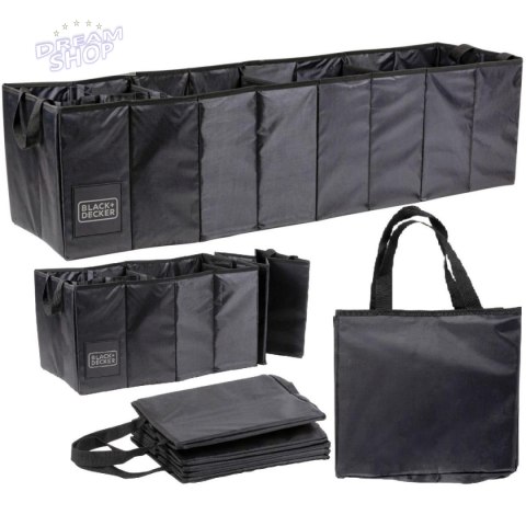 ORGANIZER SCHOWEK 4 KOMORY SKŁADANY 110X30X30cm BLACK + DECKER ORGANIZER SCHOWEK 4 KOMORY SKŁADANY 110X30X30cm BLACK + DECKER