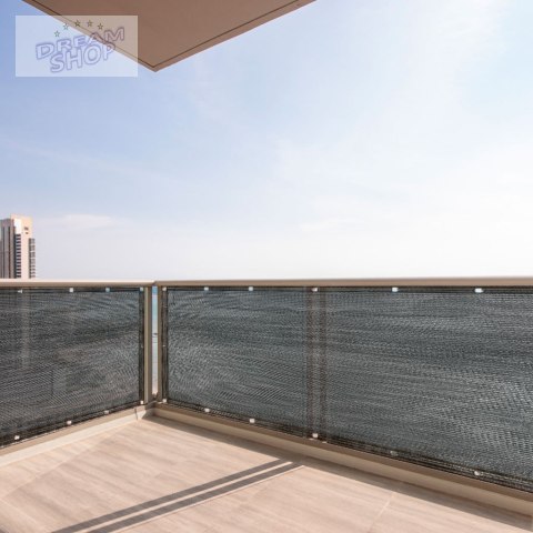 Osłona balkonowa LUARO mata maskująca siatka cieniująca na balkon taras 150g/m2 105x700cm UV + Trytytki Osłona balkonowa LUARO mata maskująca siatka cieniująca na balkon taras 150g/m2 105x700cm UV + Trytytki